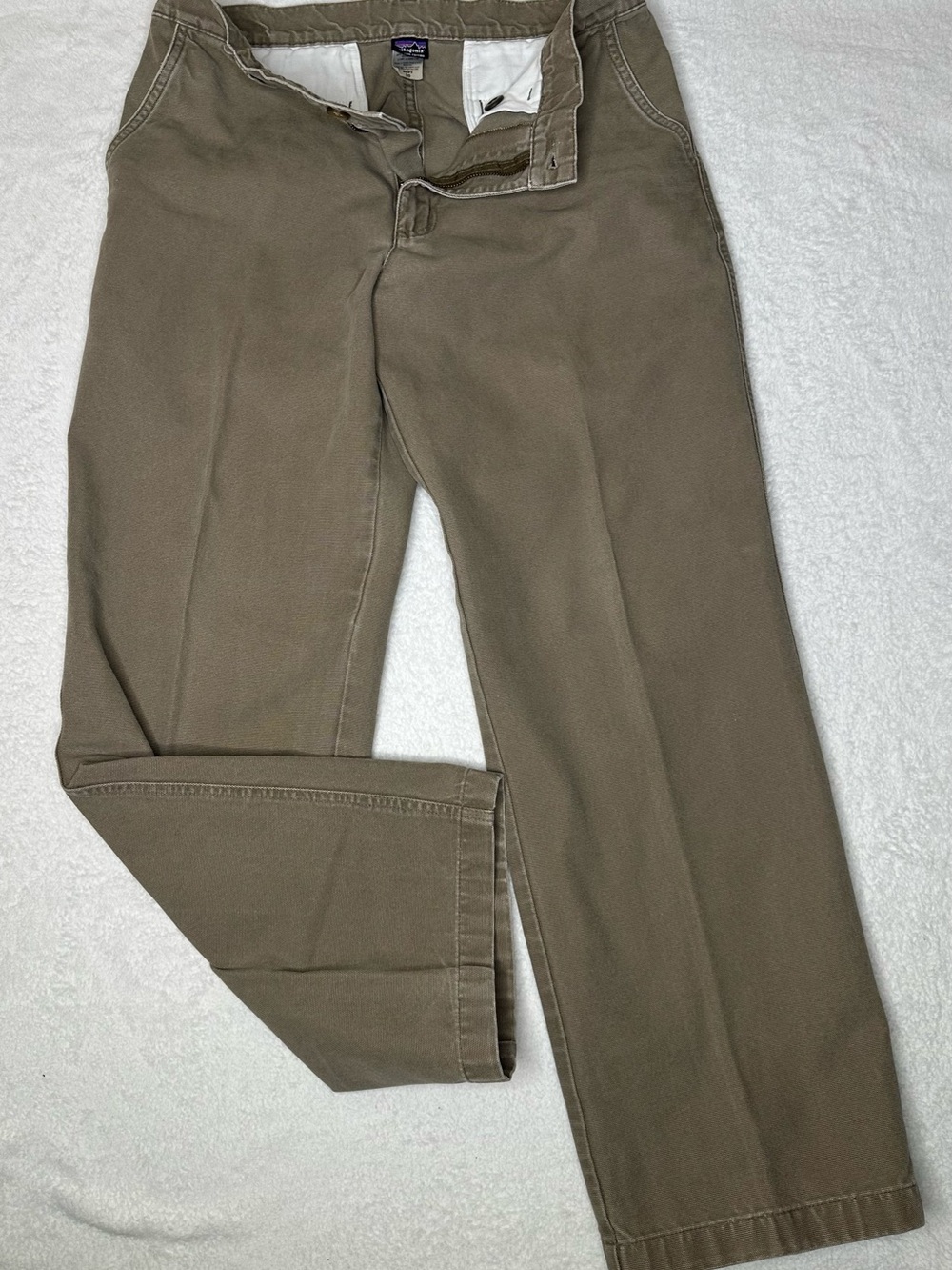 Patagonia Men’s Organic Cotton Pants Size 30 Khaki Taupe Straight Leg Chino
